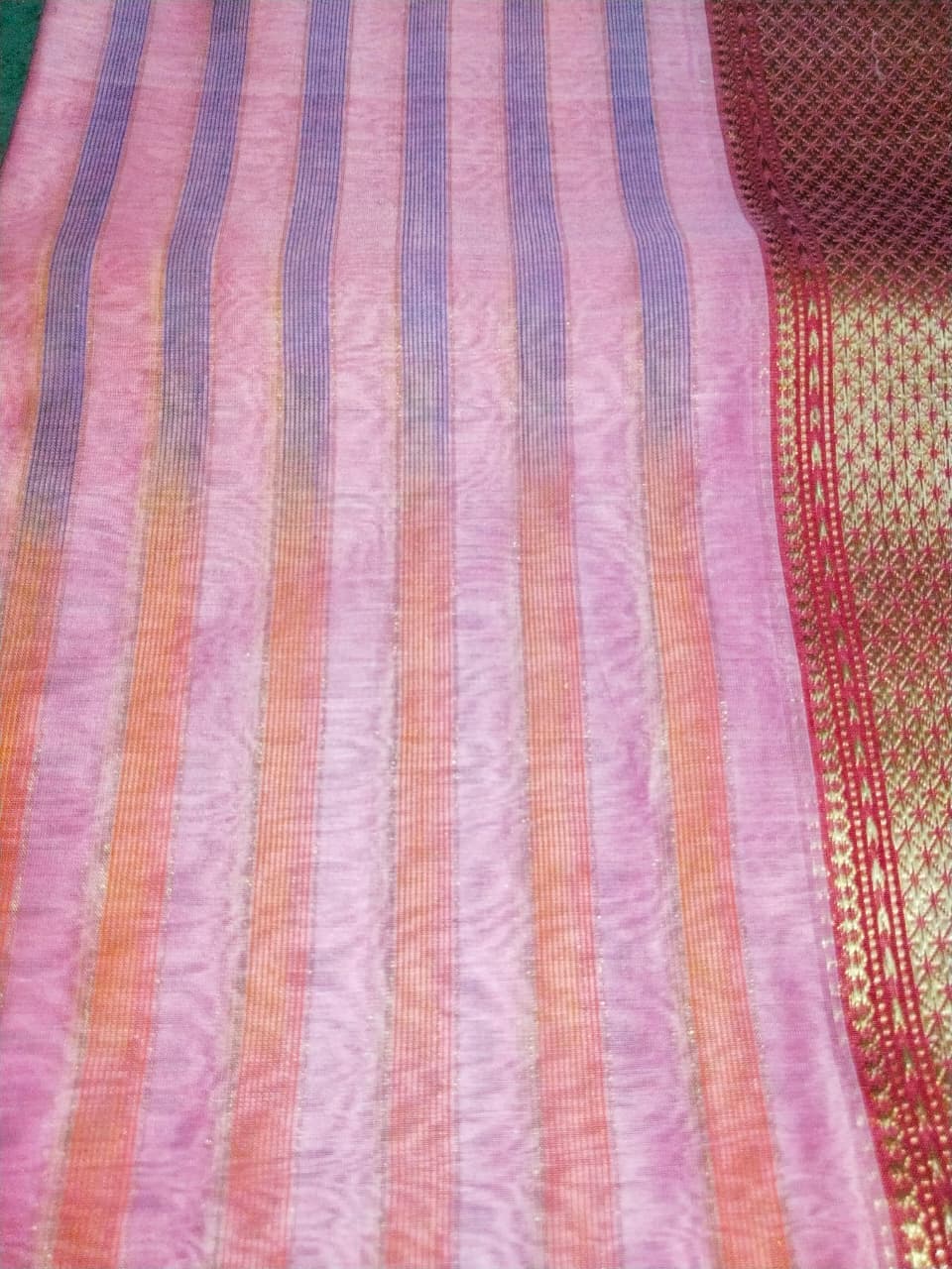 Tie & Dye Maheshwari by AADI Handloom