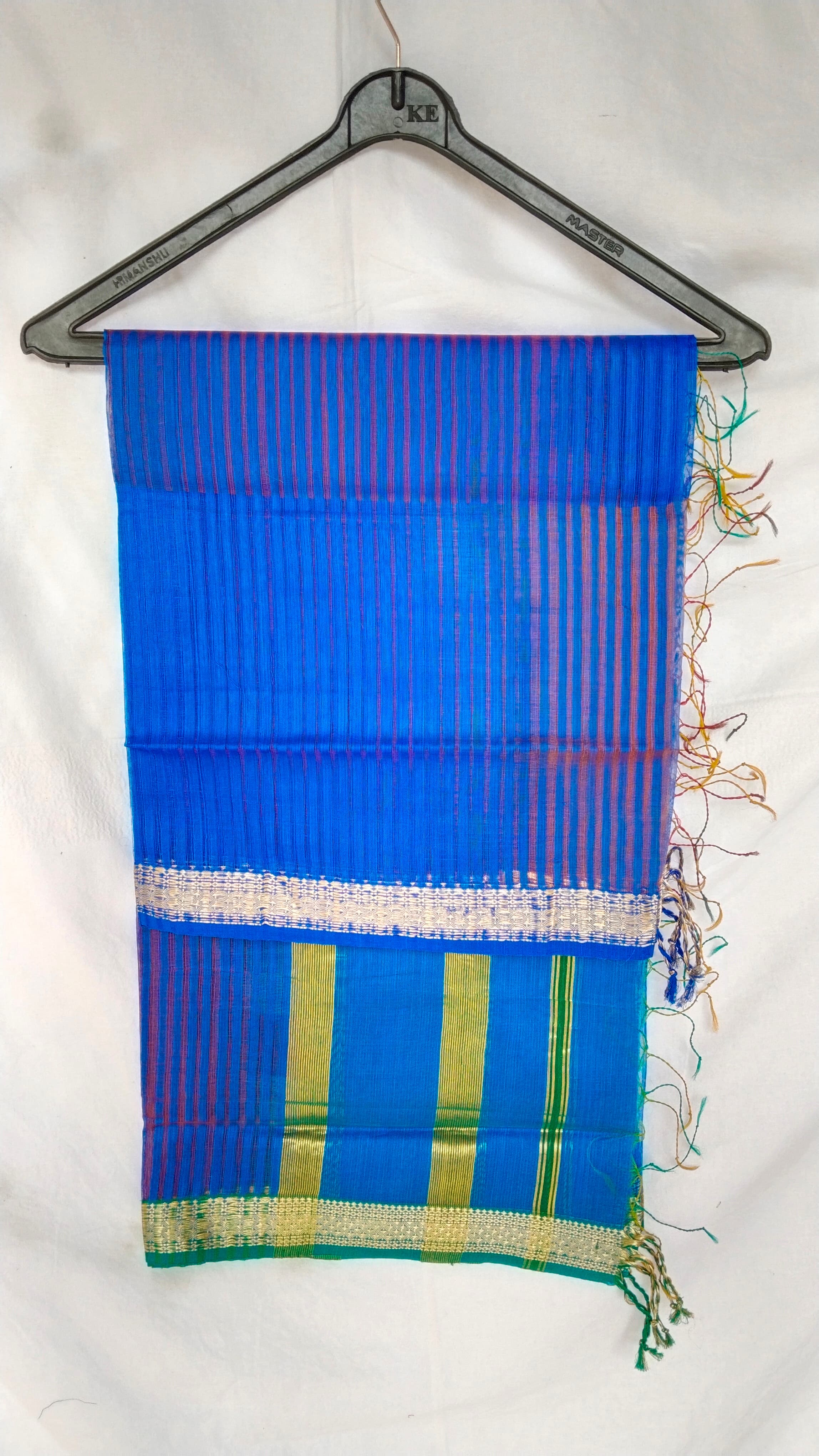 Golden Tie & Dye Fancy Dupatta | Royal Blue